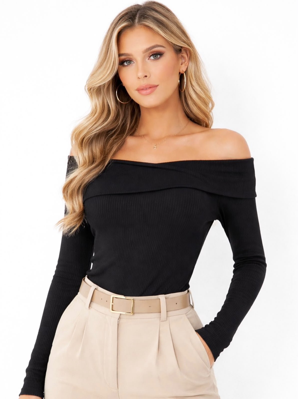 Off-shoulder top