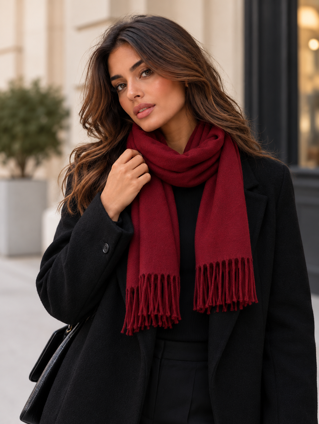 BURGUNDY Scarf